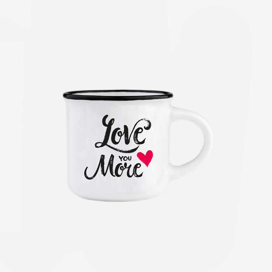 Κούπες espresso - Love You & Love You More
