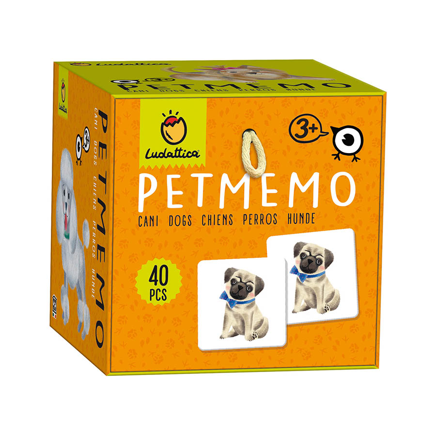 Παιχνίδι επιτραπέζιο pet memo dogs 40 τμχ