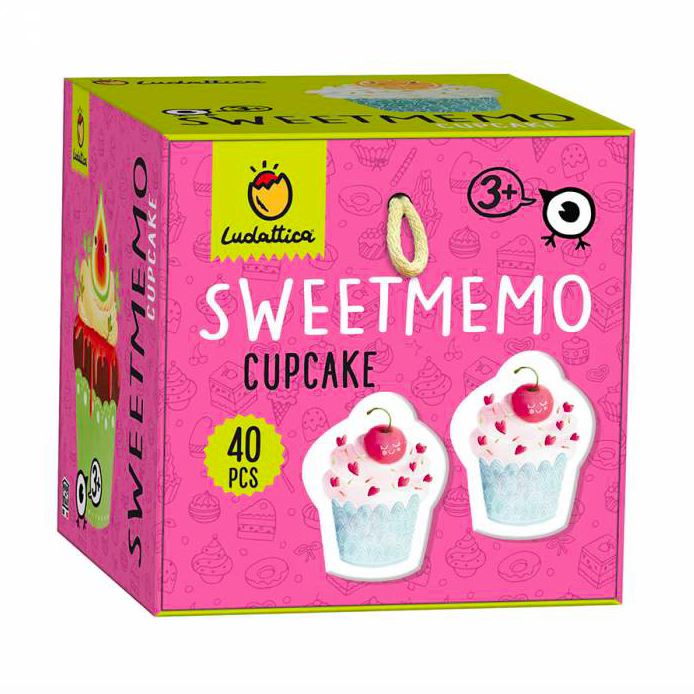 Παιχνίδι επιτραπέζιο sweet memo cupcake 40 τμχ