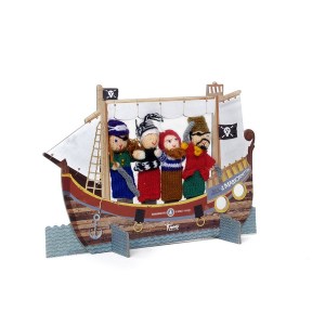 Δακτυλόκουκλες Πειρατές με Πειρατικό Καράβι