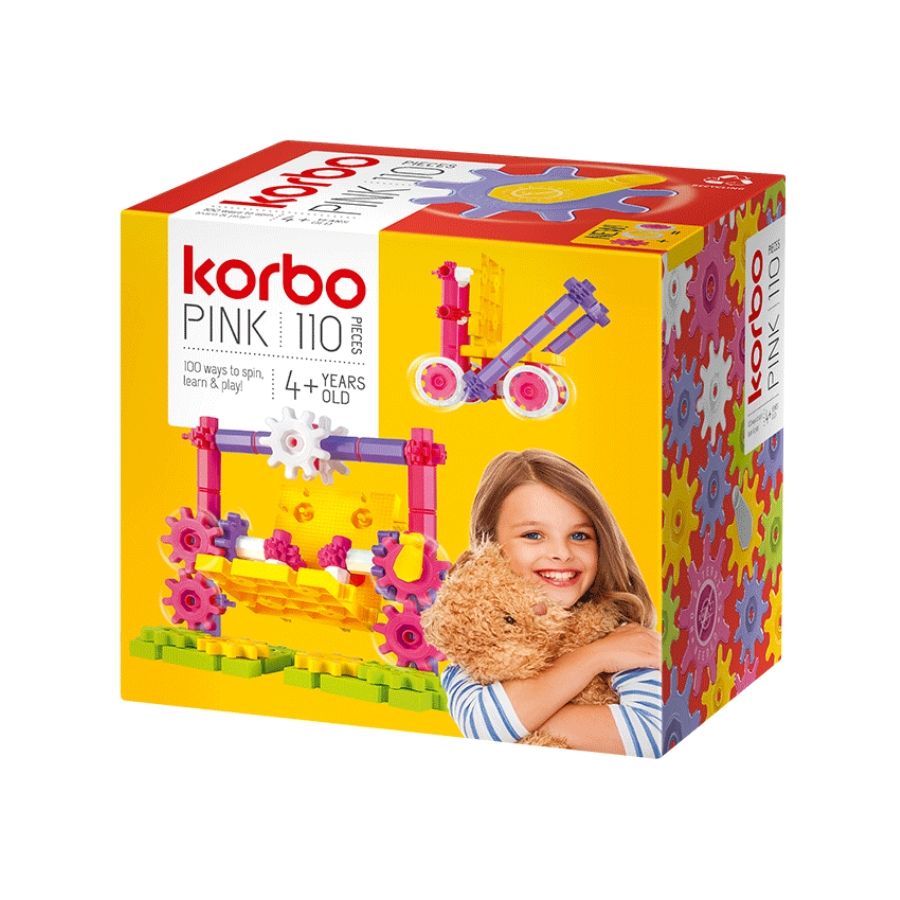 Κατασκευές με Γρανάζια-Korbo Pink