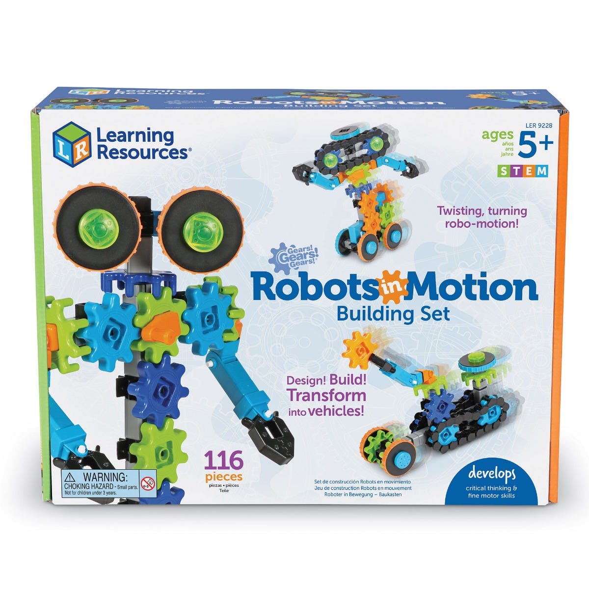 Κατασκευή με Γρανάζια - Gears! Gears! Gears!® Robots in Motion Building Set