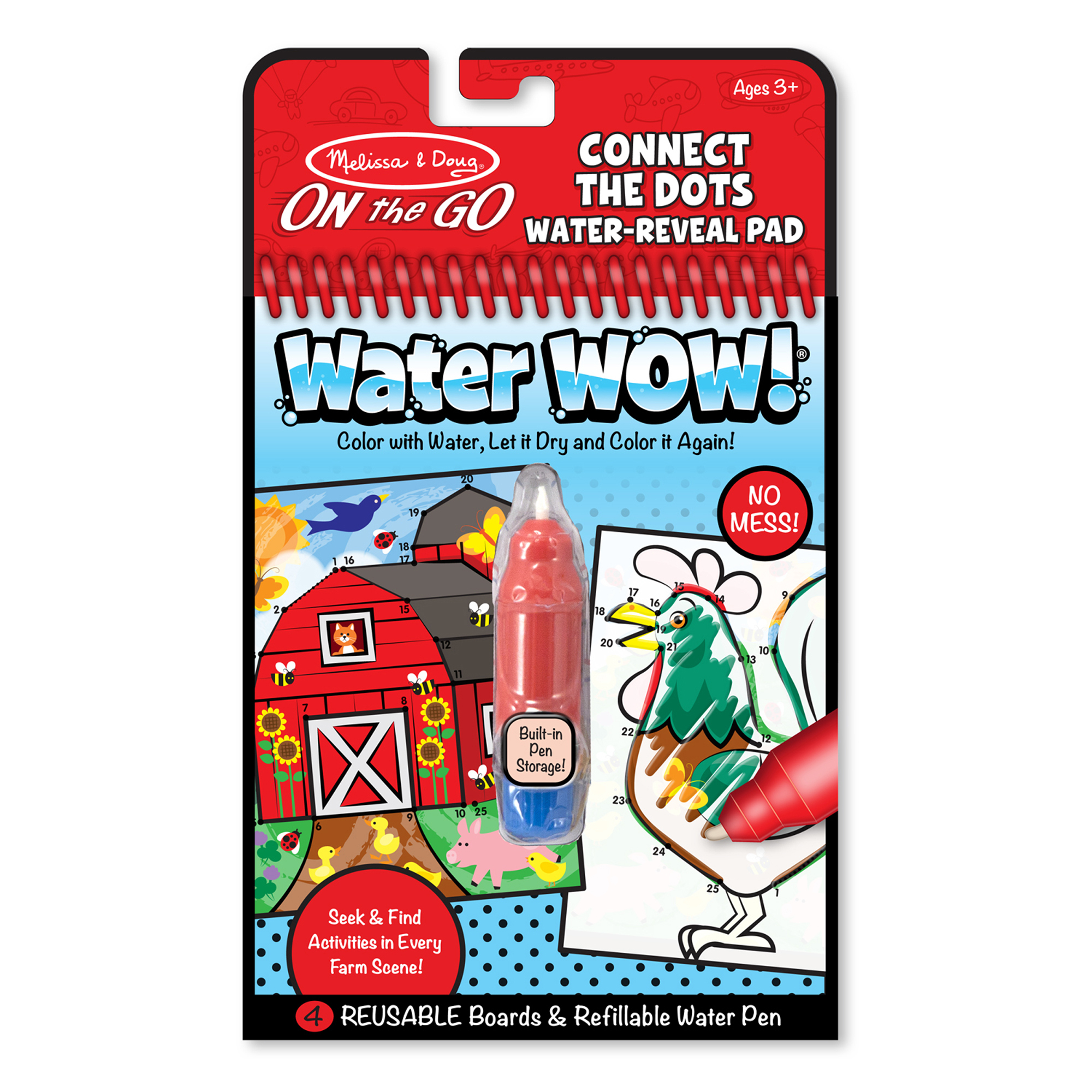 Water Wow! Connect the Dots Farm - On the Go Travel Activit