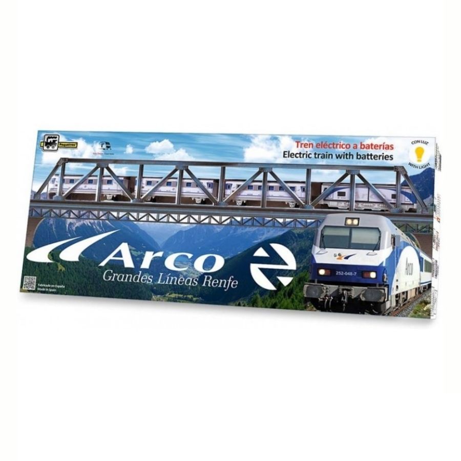 Μεταλλικό Τρένο της ARCO RENFE με Φως και Γέφυρα
