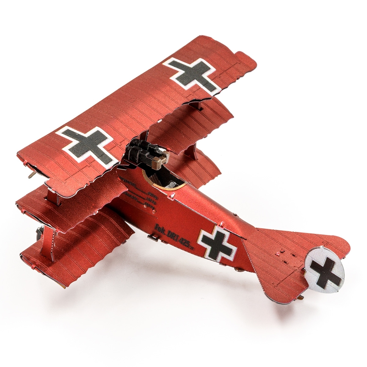 Metal Earth Κατασκευή Tri-Wing Fokker Roter Baron