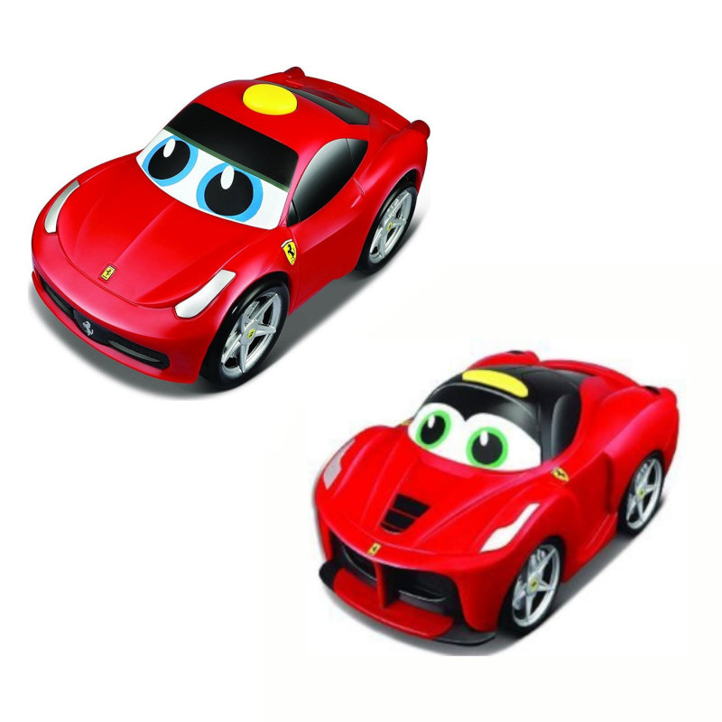 Junior Touch & Go Ferrari 458 Italia & LaFerrari αυτοκινητάκι με ήχους και κίνηση, από την Bburago Junior. Oχήματα R/C για τα μικρά παιδιά!