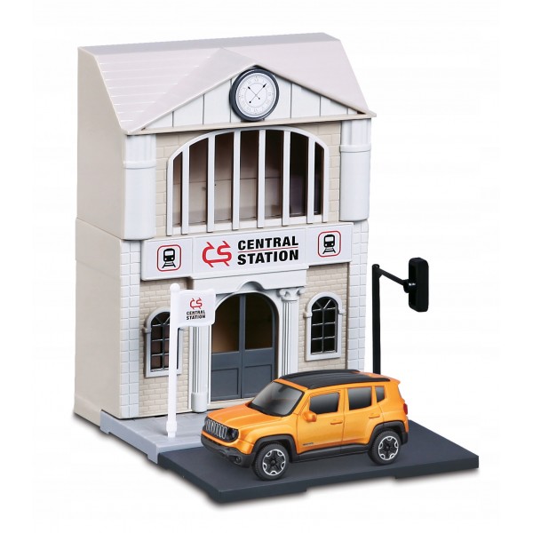 Bburago Train Station - Jeep Renegade 1:43