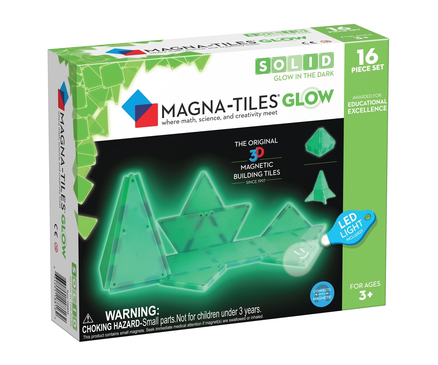 Μαγνητική Κατασκευή Magna Tiles - Glow
