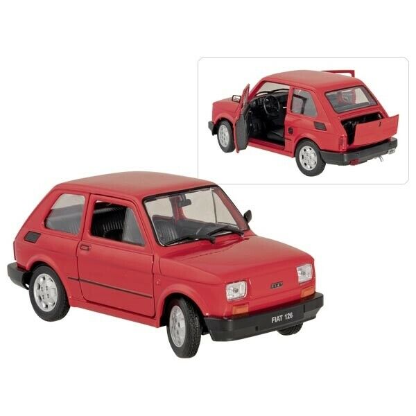 Μοντέλο FIAT 126 1:21 (Red)