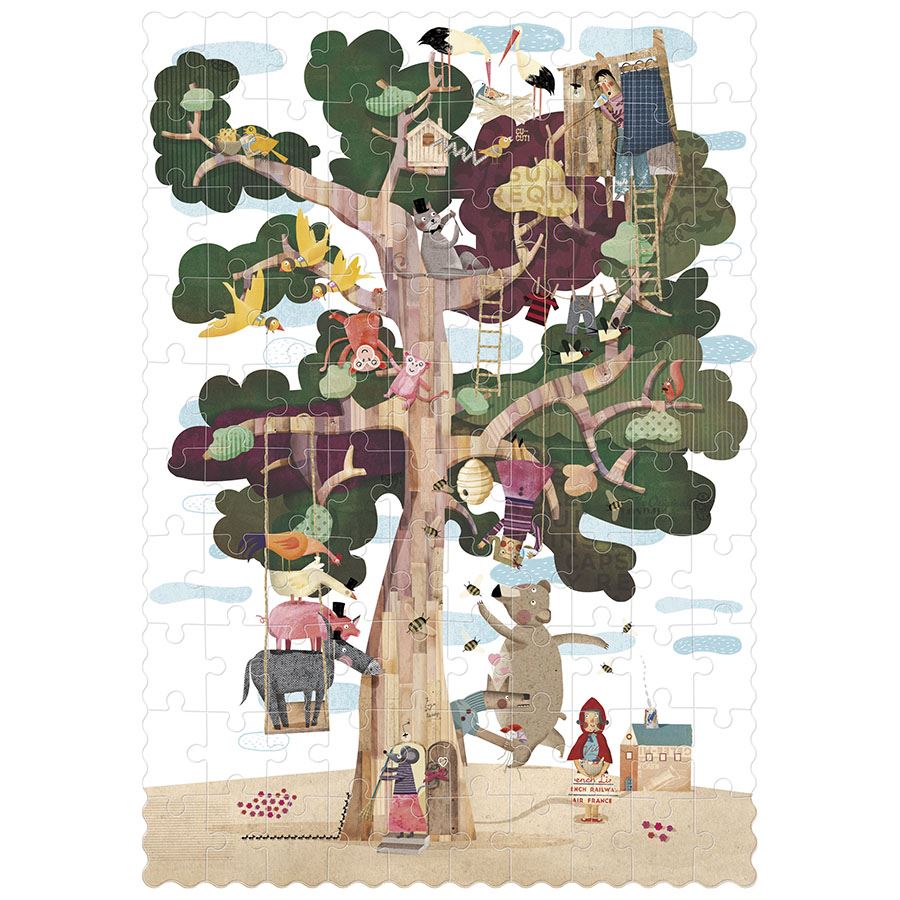 Παζλ Τσέπης - Το Δέντρο ( Ανοιξη , Καλοκαίρι 100 τεμ )