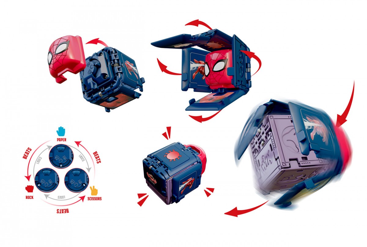 Battle Cubes Spiderman -Marvel