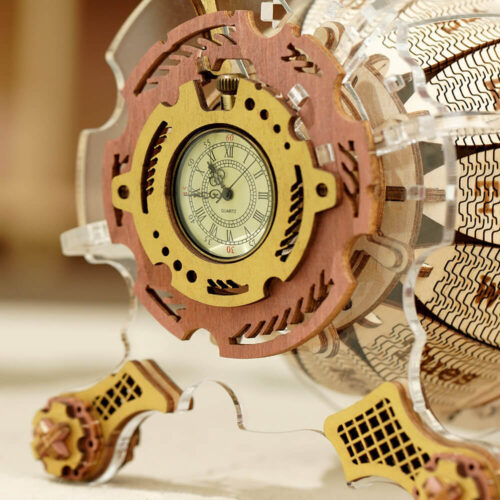 Κατασκευή Ξύλινο Μηχανικό Ημερολόγιο με Ρολόι