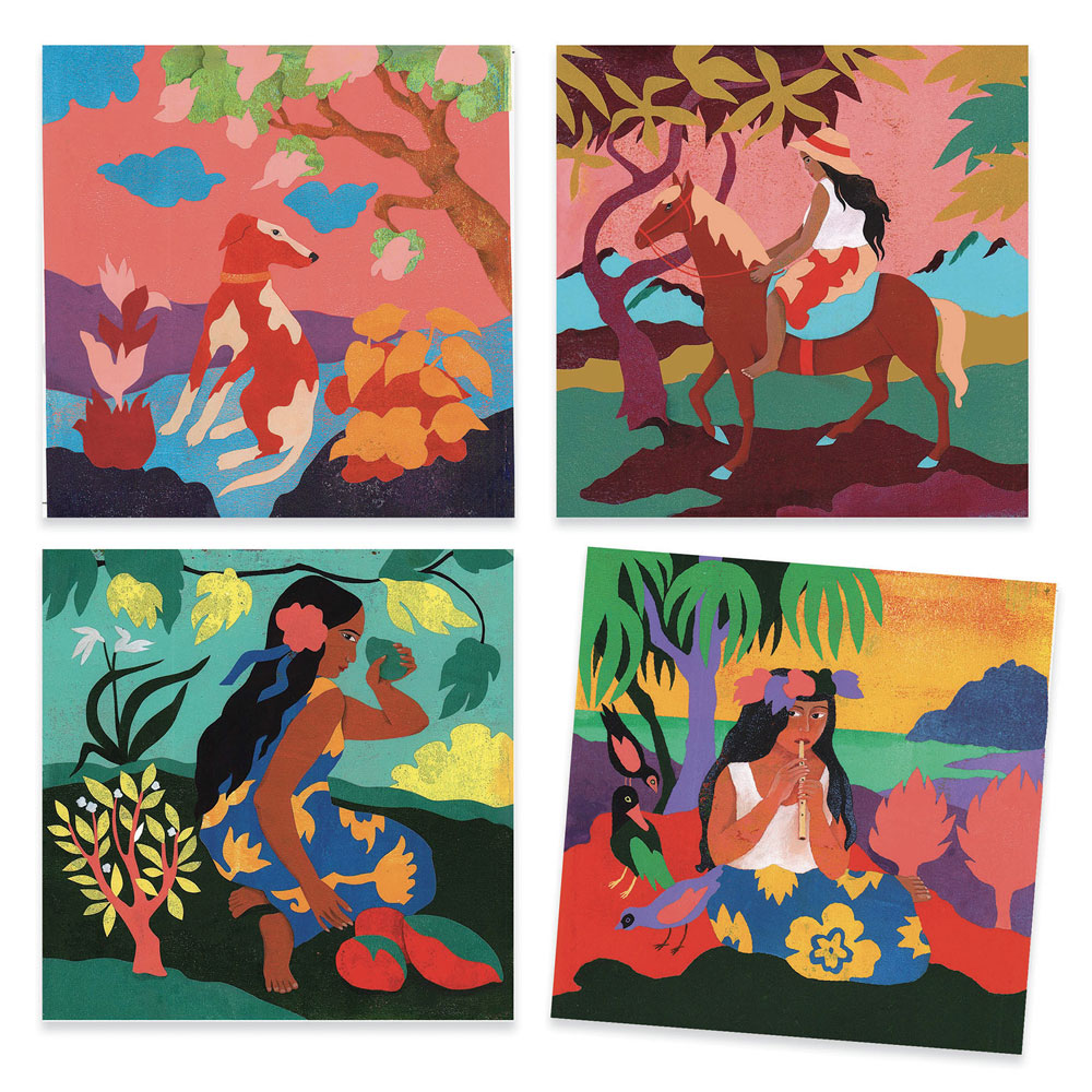 Ζωγραφική Ακουαρέλα - Πολυνησία P.Gauguin