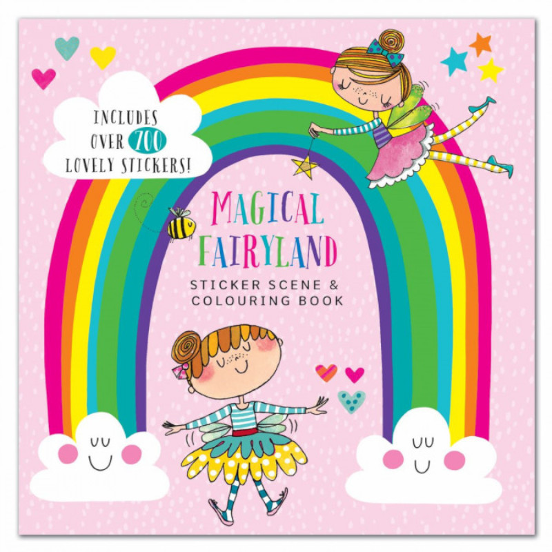Βιβλίο Ζωγραφικής με Αυτοκόλλητα - Magical Fairyland