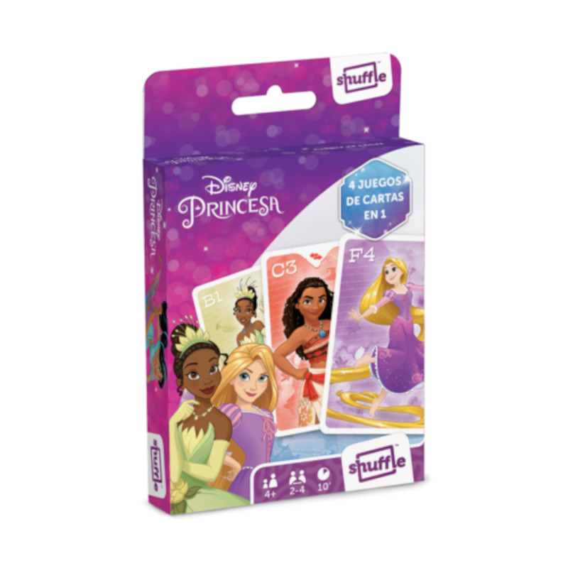 Επιτραπέζιο με Κάρτες ( 4 Παιχνίδια ) - Disney Princess