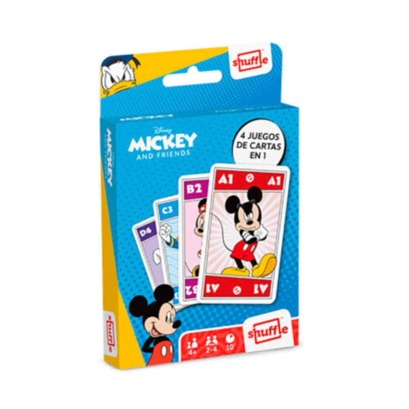 Επιτραπέζιο με Κάρτες ( 4 Παιχνίδια ) - Mickey & Friends