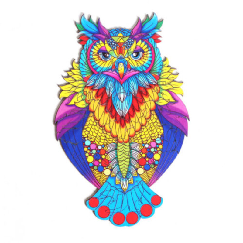 Παζλ 54 τμχ - Wooden Figured Puzzle-Owl